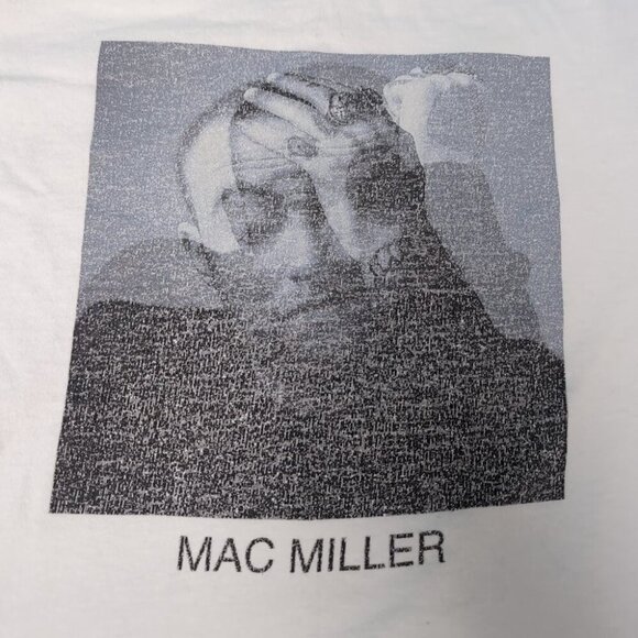 Mac Miller White Graphic T Shirt - Picture 3 of 6